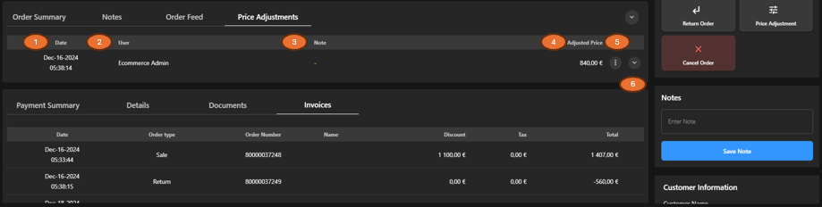 Price Adjustments